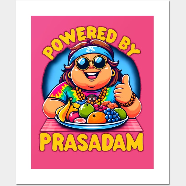 Powered By Prasadam Wall Art by Total 8 Yoga